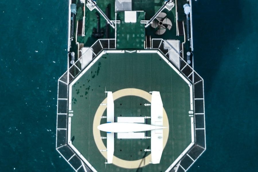 offshore drone transport